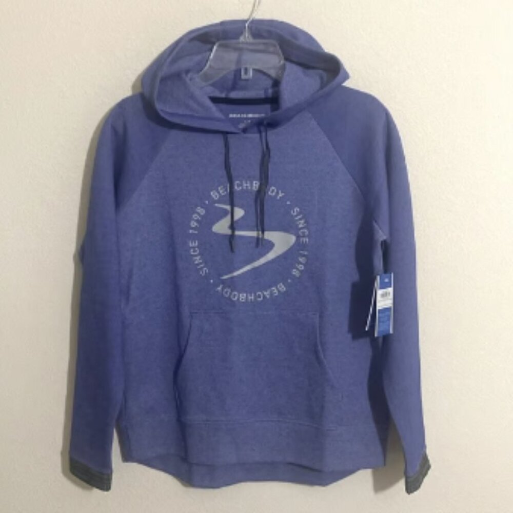 BEACHBODY Go-To Verbiage Wave Pull-Over Hoodie Women's Size S